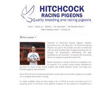Tablet Screenshot of hitchcock-pigeons.com